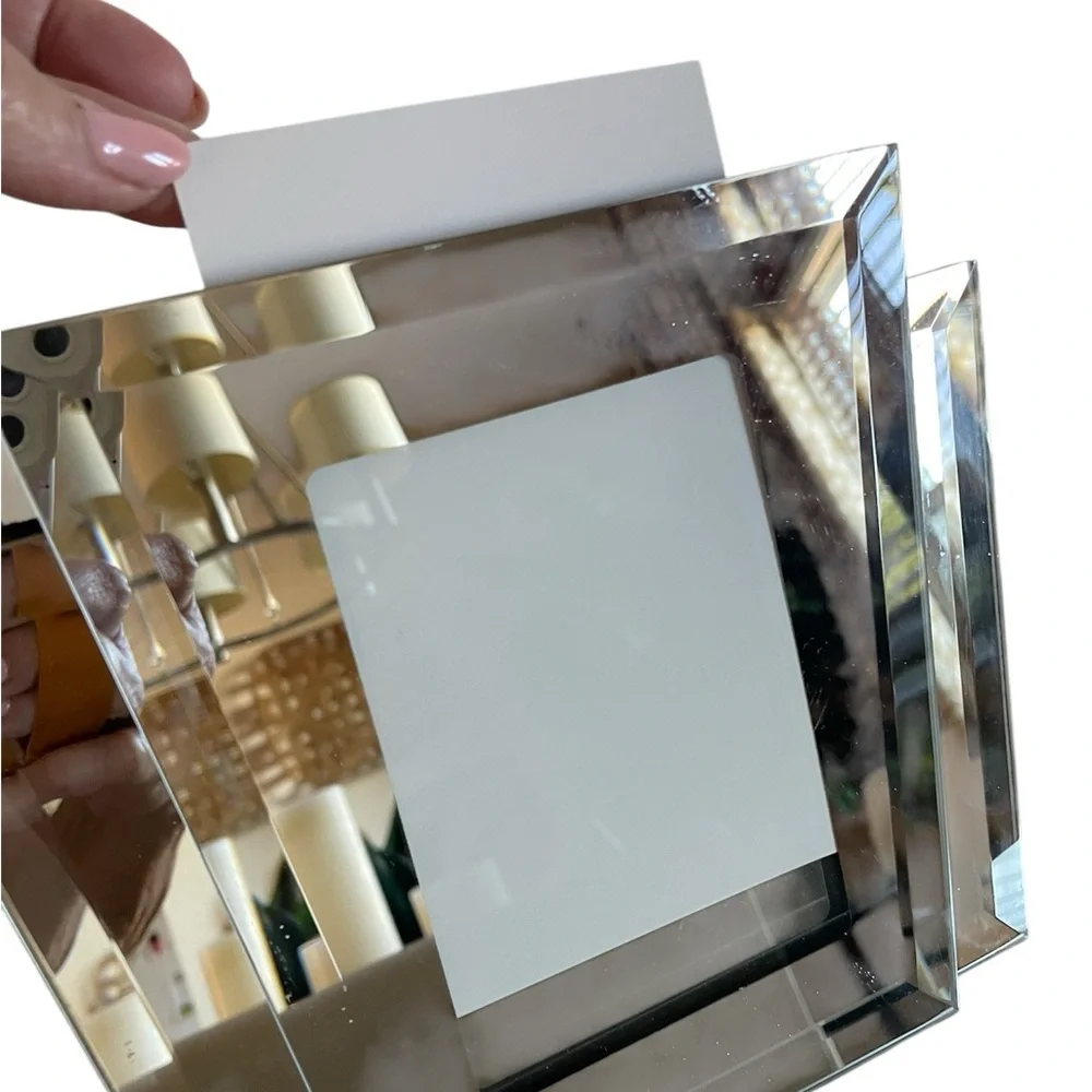 Art Deco Mirror Artsy Modern Read Frame for picture or decoration